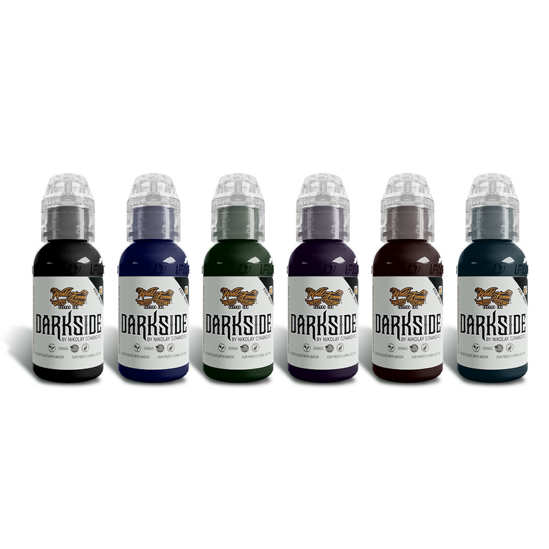 Darkside by Nikolay Dzhangirov Ink Set by World Famous - Ultimate Tattoo Supply