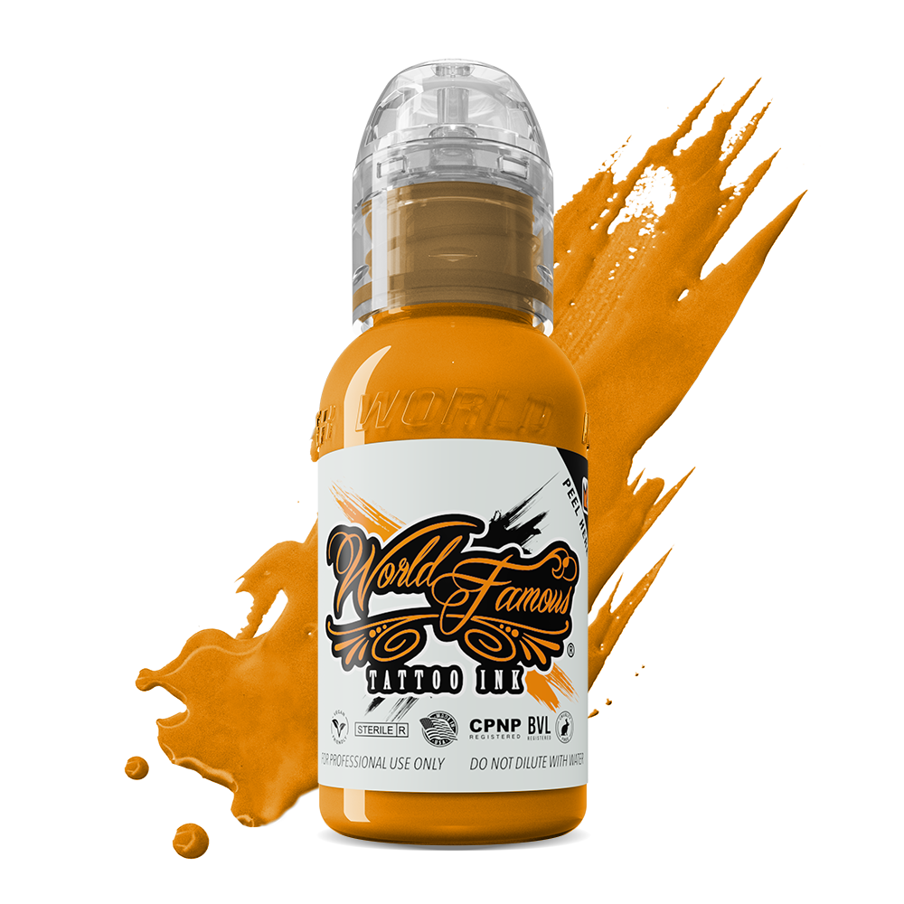 Pony Lawson 24k Set — World Famous Tattoo Ink — 1oz - Ultimate Tattoo Supply