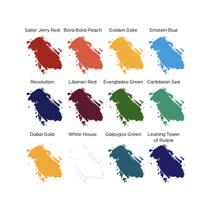 World Famous Primary Color Ink Set #3 - Ultimate Tattoo Supply