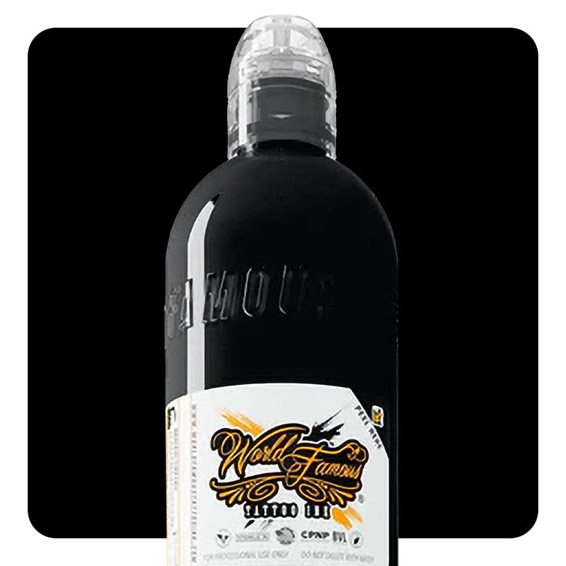 World Famous - Pitch Black - Ultimate Tattoo Supply