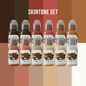 World Famous Skintone Ink Set - Ultimate Tattoo Supply