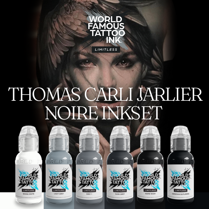 Thomas Carli Jarlier Noire Ink Set - Ultimate Tattoo Supply