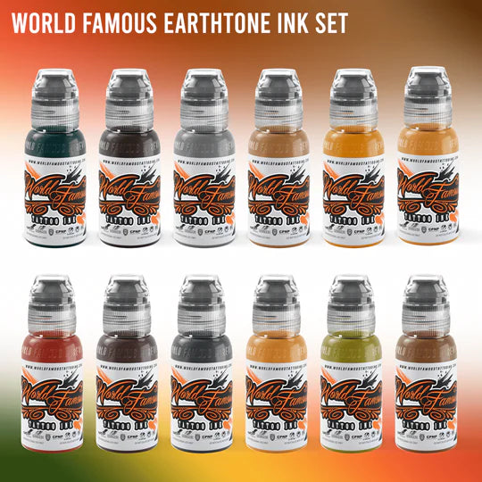 104 Color Set — World Famous Tattoo Ink — 1oz - Ultimate Tattoo Supply