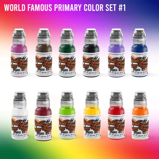 104 Color Set — World Famous Tattoo Ink — 1oz - Ultimate Tattoo Supply