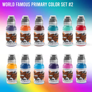 104 Color Set — World Famous Tattoo Ink — 1oz - Ultimate Tattoo Supply