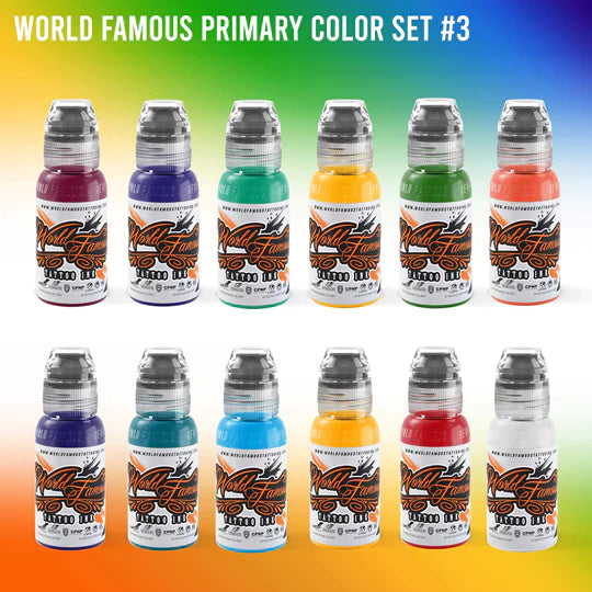 104 Color Set — World Famous Tattoo Ink — 1oz - Ultimate Tattoo Supply