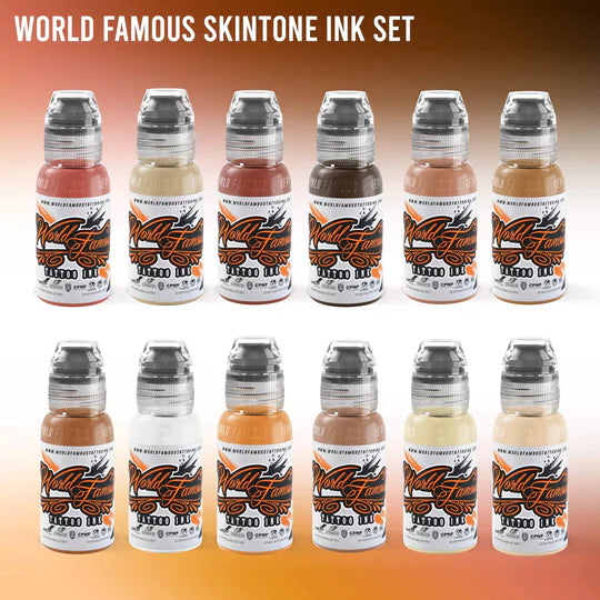 104 Color Set — World Famous Tattoo Ink — 1oz - Ultimate Tattoo Supply