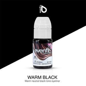 Evenflo Warm Black Eyeliner — 1/2oz - Ultimate Tattoo Supply