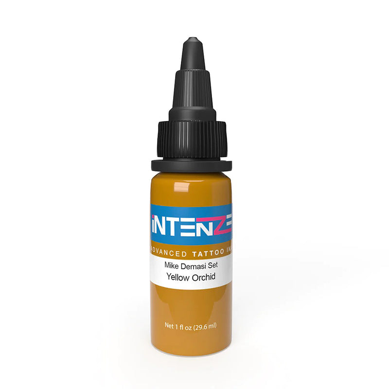 Yellow Orchid — Mike Demasi Series — Intenze Tattoo Ink — 1oz Bottle - Ultimate Tattoo Supply