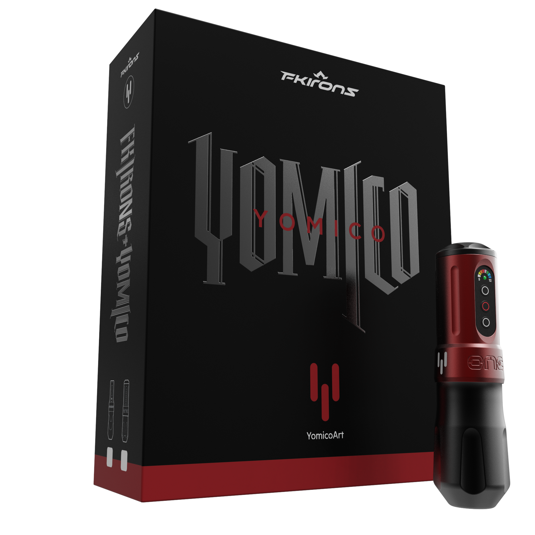 FK Irons x World Famous Yomico Special Edition ONE Machine & Artistic Basic Ink Kit - Ultimate Tattoo Supply