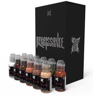 FK Irons x World Famous Yomico Special Edition Flux Max Machine & Renaissance Ink Kit - Ultimate Tattoo Supply