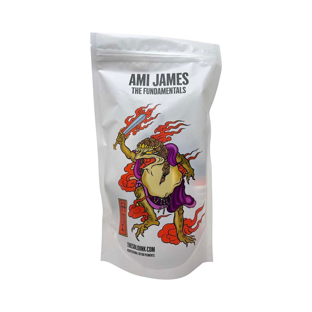 Ami James 8 Color Fundamentals Set — Solid Ink — 1oz - Ultimate Tattoo Supply