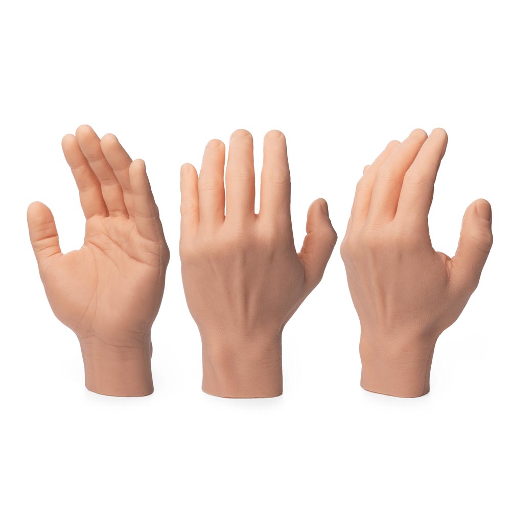 A Pound of Flesh Silicone Synthetic Hand with Wrist — Right or Left — Pick Skin Tone - Ultimate Tattoo Supply