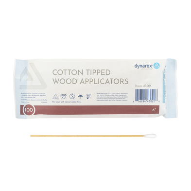 Cotton Tip Applicators - NON-STERILE - 6" long - Ultimate Tattoo Supply
