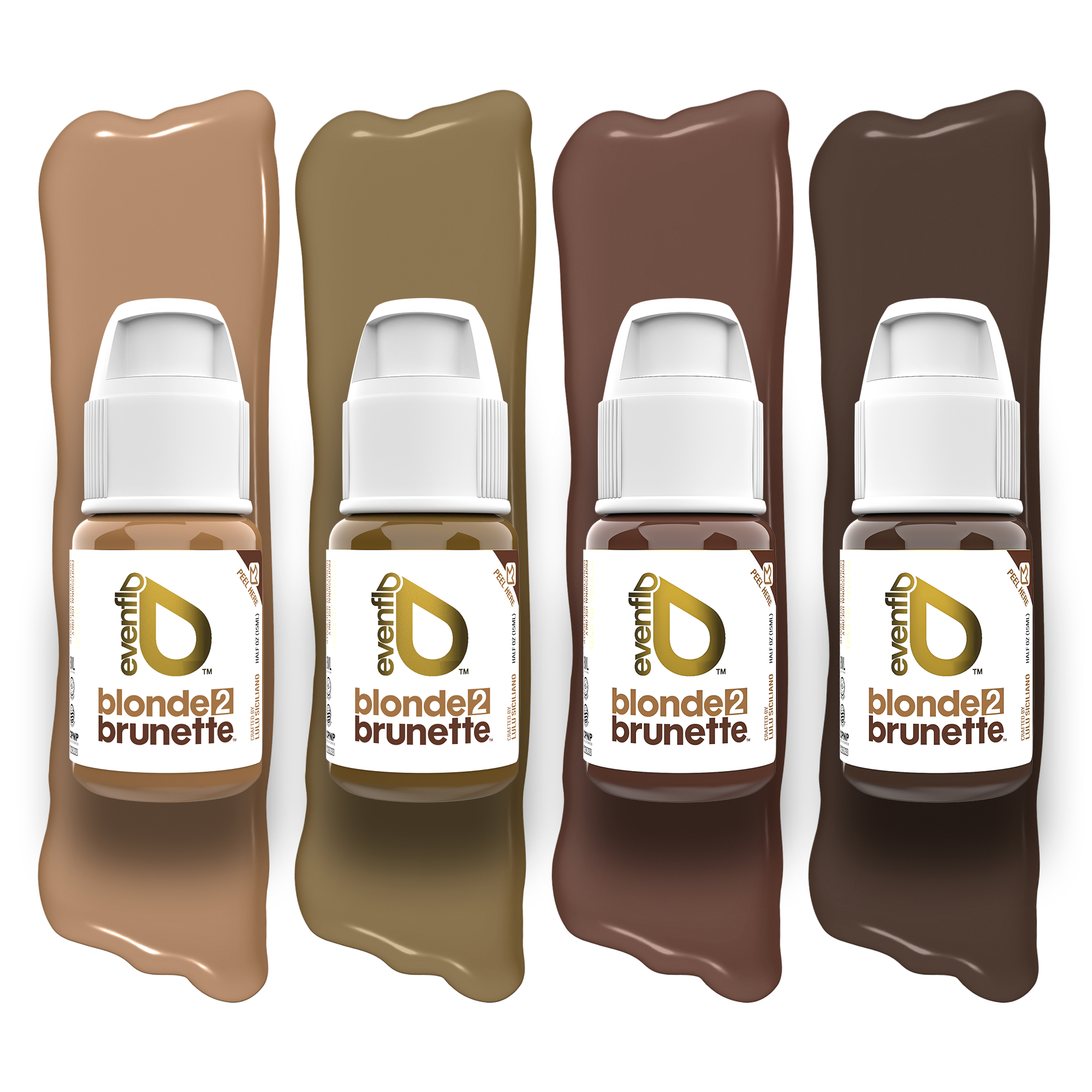 Evenflo Blonde 2 Brunette Set — 4 1/2oz Bottles