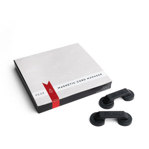 Box of Magnetic Cord Managers with two holders out of box, full size