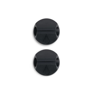 Aeriel view of two Magnetic Cord Holders on white background