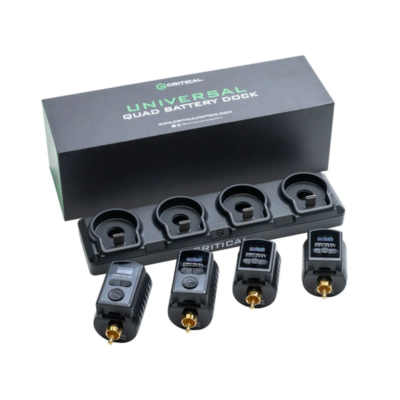 Critical Quad Universal Battery Dock - Ultimate Tattoo Supply