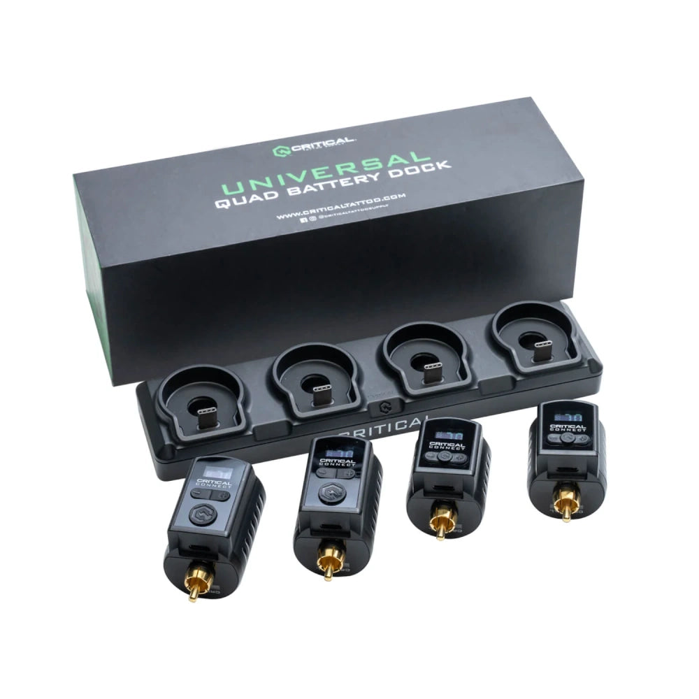 Critical Quad Universal Battery Dock - Ultimate Tattoo Supply