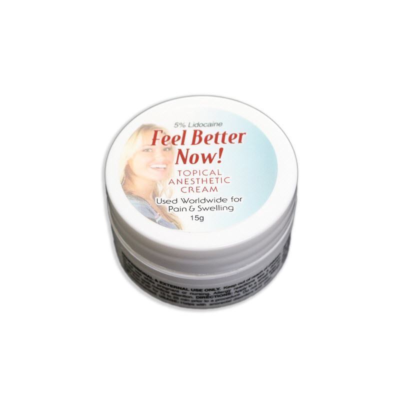 Feel Better Now Topical Anesthetic Cream — 15g Jar - Painful Pleasures