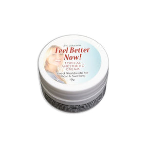 Feel Better Now Topical Anesthetic Cream — 15g Jar - Painful Pleasures