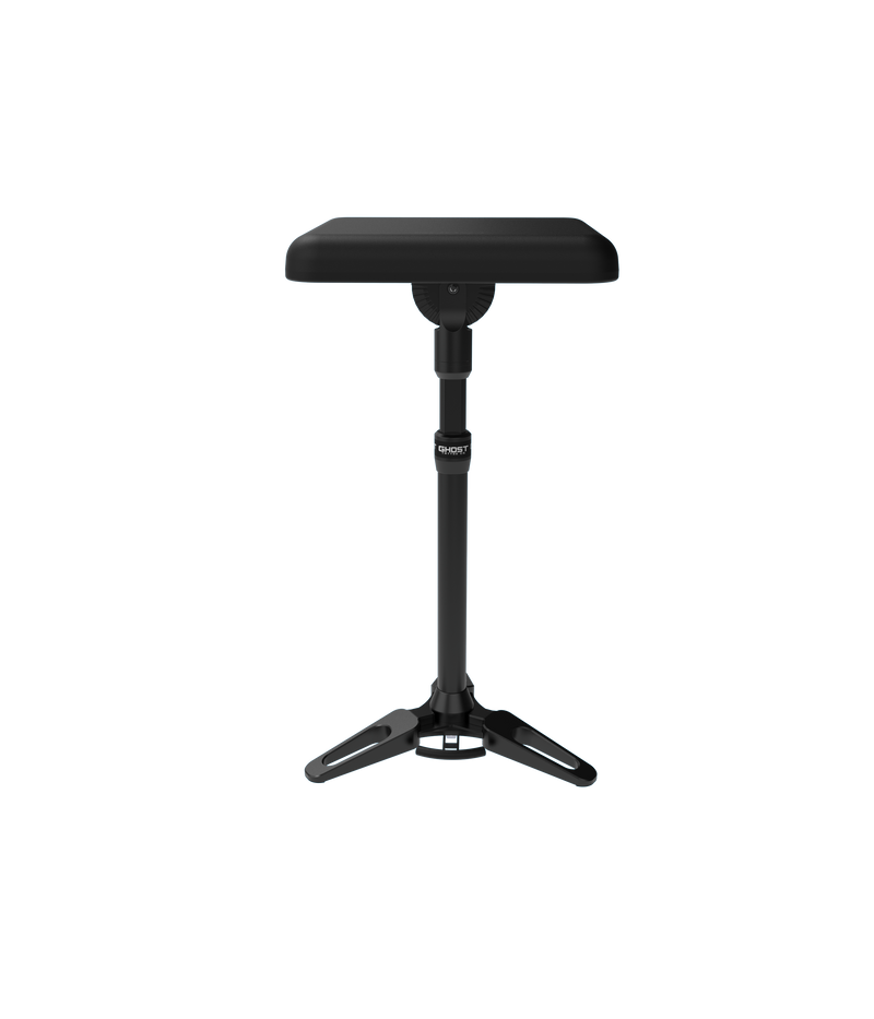 Ghost Tattoo Arm Rest Kit (Base + Black Demon Pad) - Ultimate Tattoo Supply