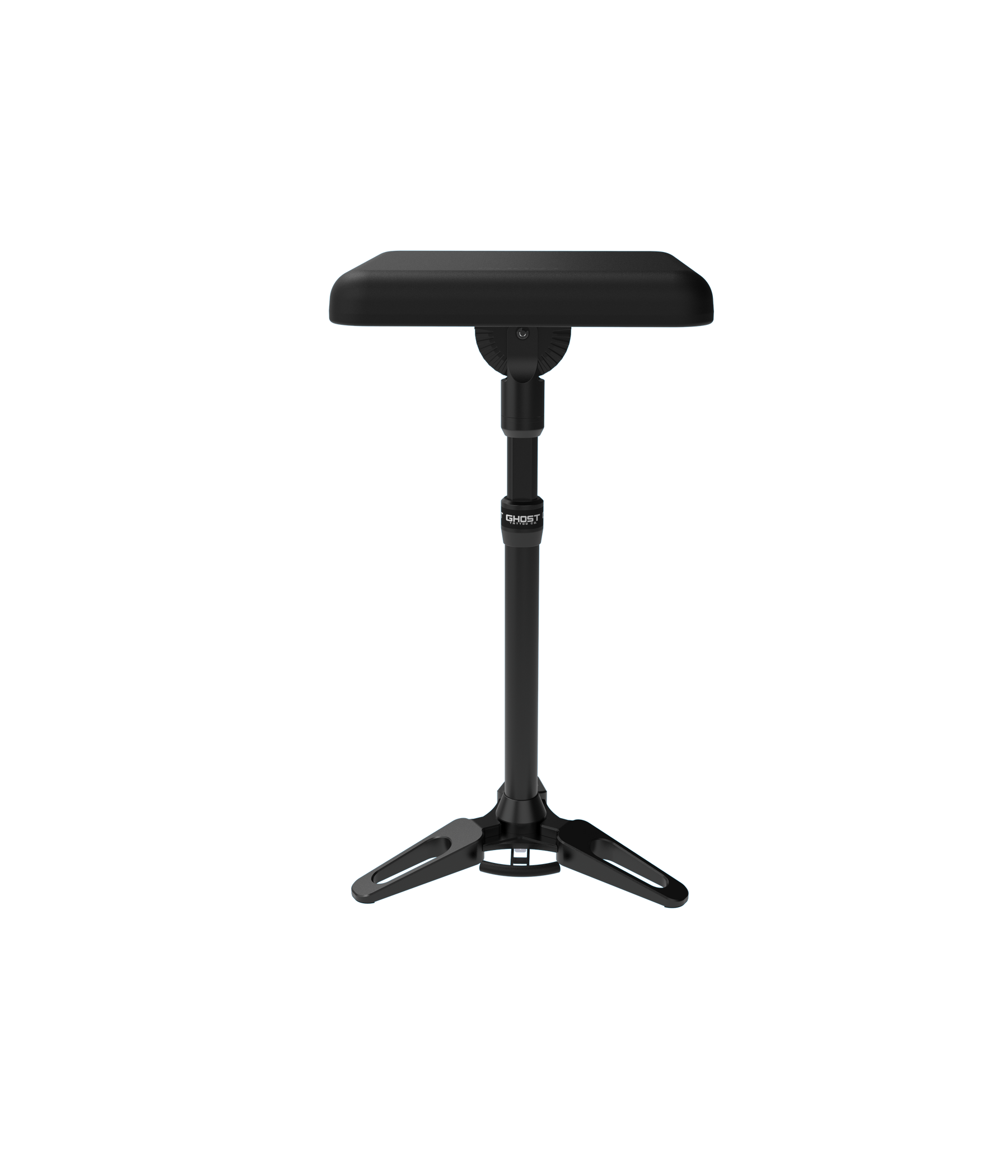 Ghost Tattoo Arm Rest Kit (Base + Black Demon Pad) - Ultimate Tattoo Supply