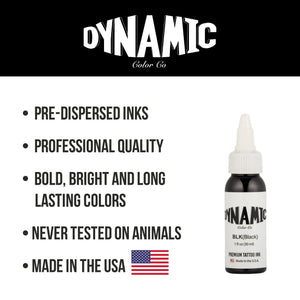 Dynamic Black - Pick Size - Ultimate Tattoo Supply