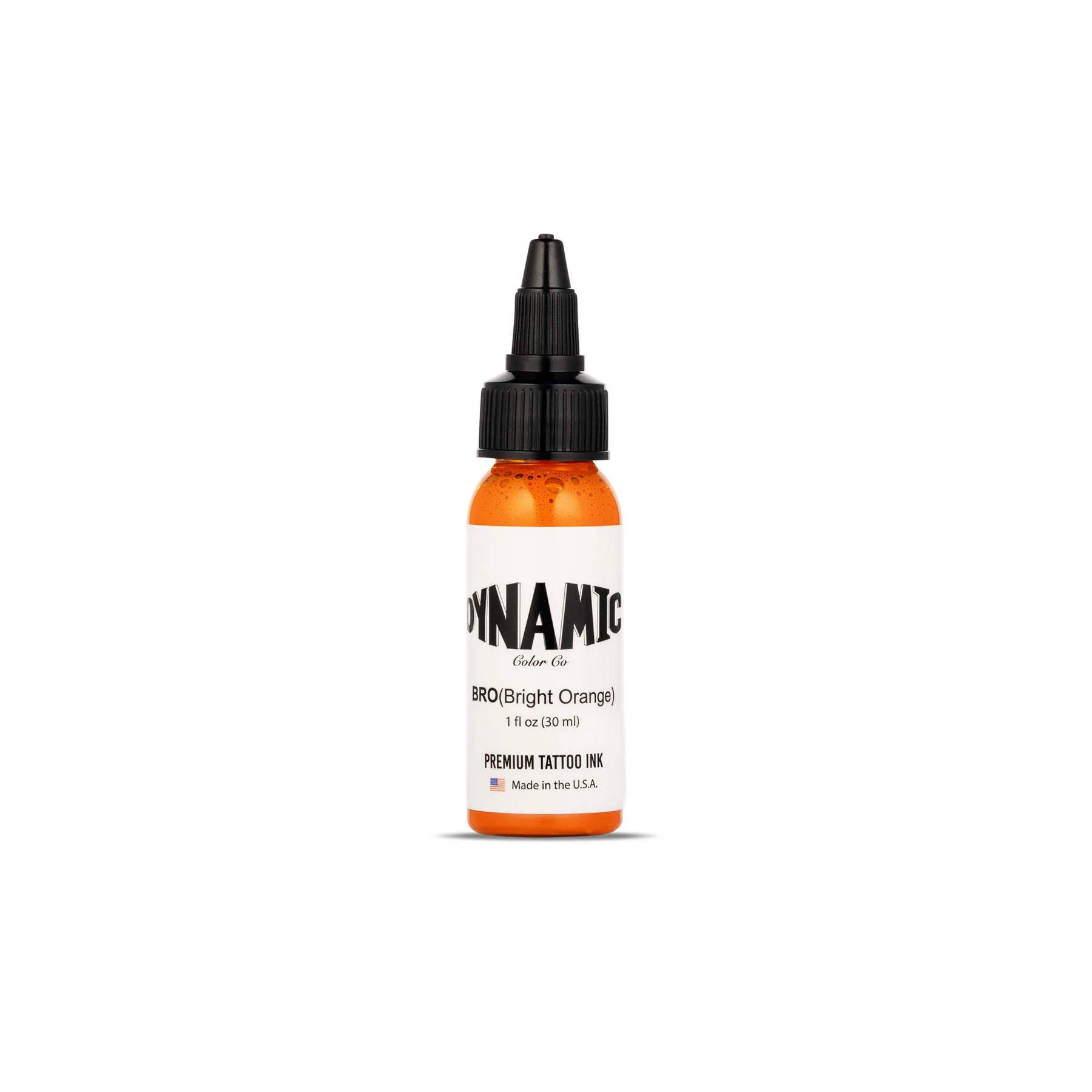 Dynamic Bright Orange Tattoo Ink - 1oz. Bottle - Ultimate Tattoo Supply