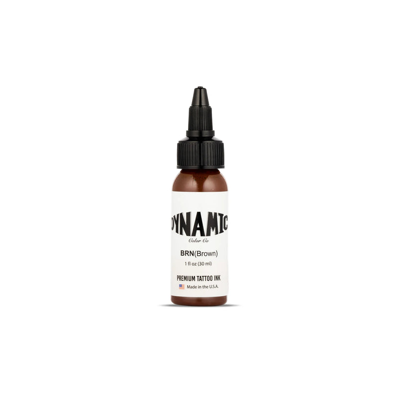Dynamic Brown Tattoo Ink - 1oz. Bottle - Ultimate Tattoo Supply
