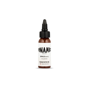 Dynamic Brown Tattoo Ink - 1oz. Bottle - Ultimate Tattoo Supply