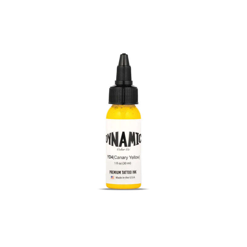 Dynamic Canary Yellow Tattoo Ink - 1oz. Bottle - Ultimate Tattoo Supply