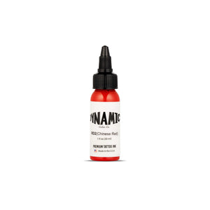 Dynamic Chinese Red Tattoo Ink - 1oz. Bottle - Ultimate Tattoo Supply