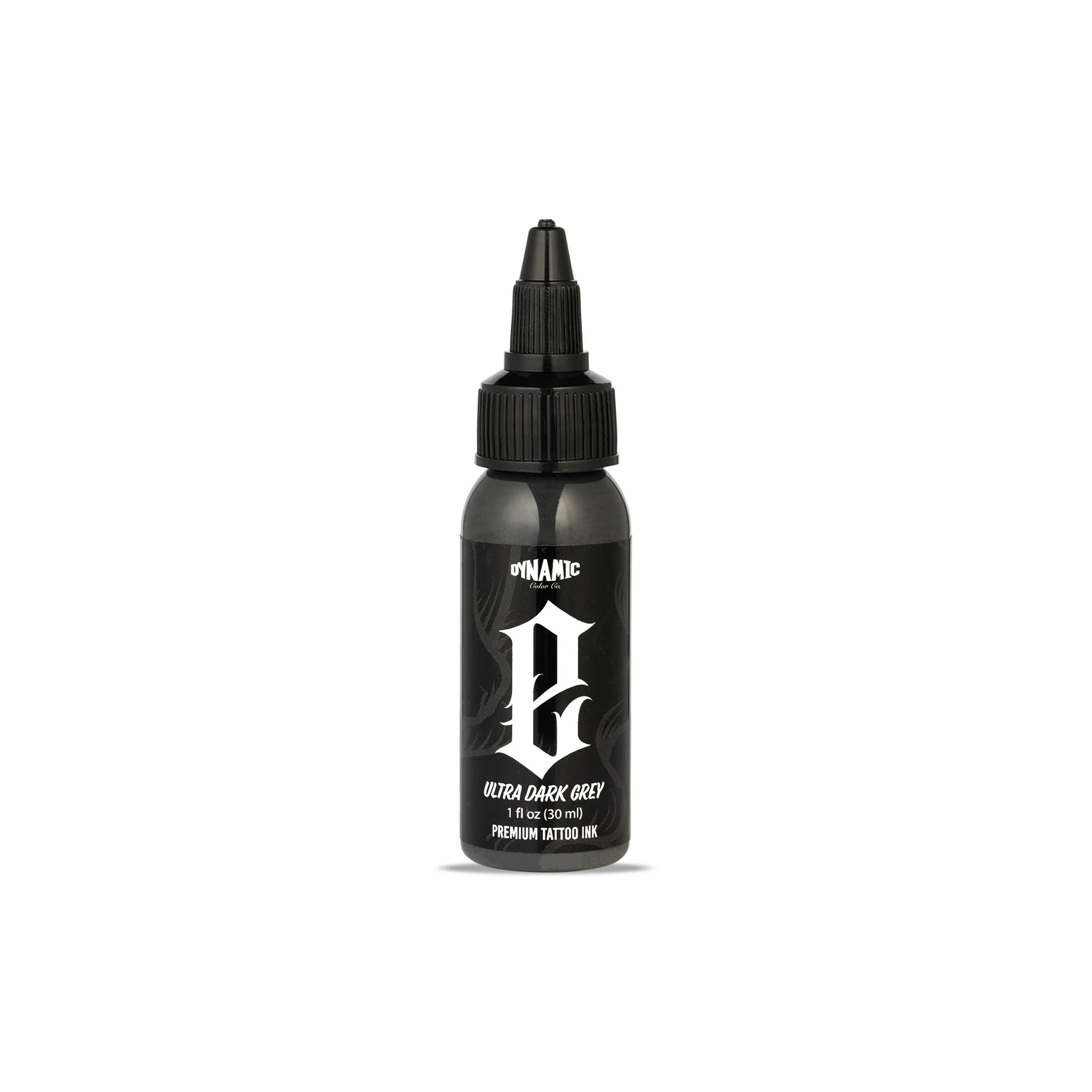 Dynamic "E" Ultra Dark Grey — 1oz Bottle - Ultimate Tattoo Supply