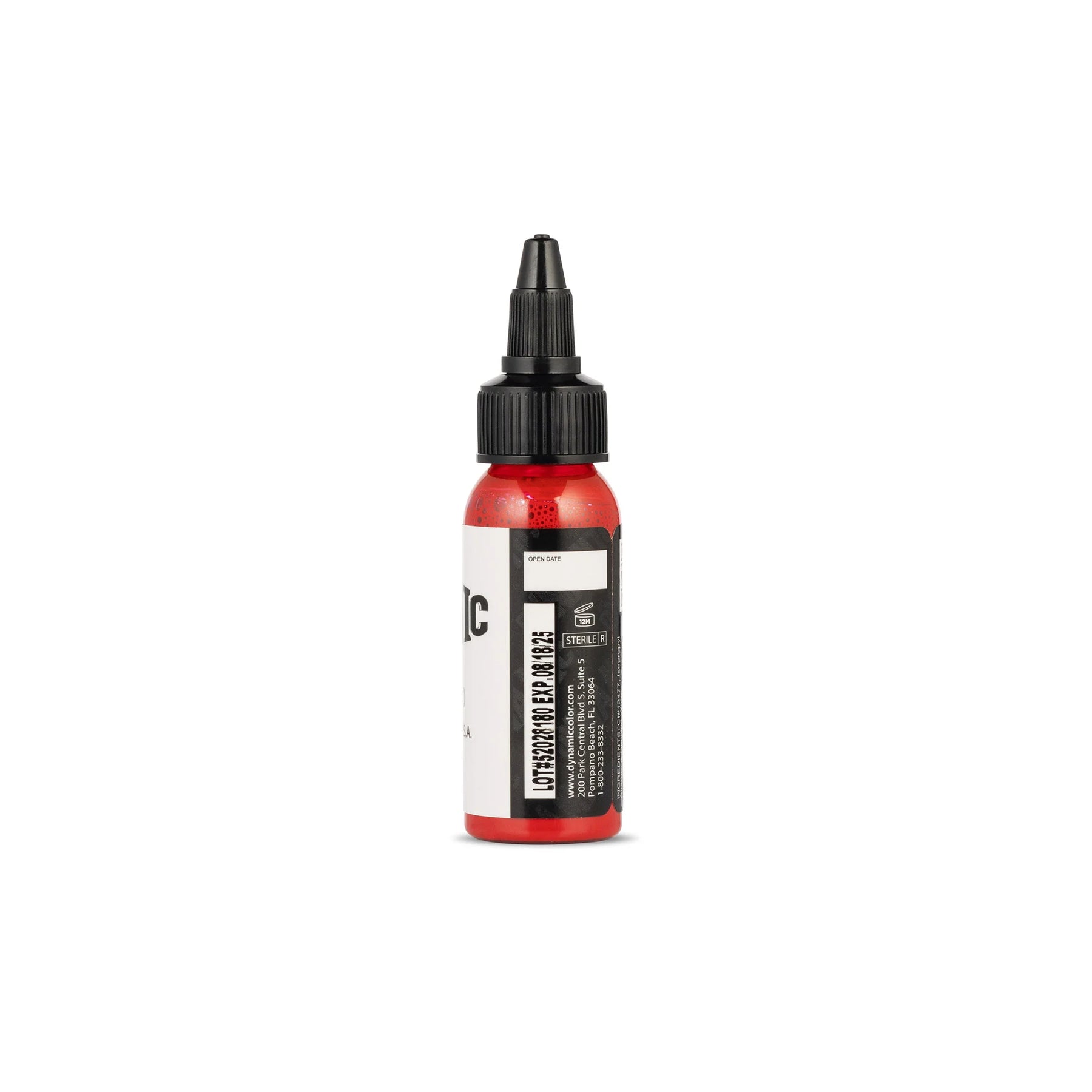 Dynamic Fire Red Tattoo Ink - 1oz. Bottle - Ultimate Tattoo Supply