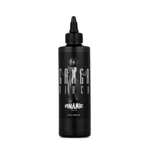 Dynamic Ganga Black Tattoo Ink — 8oz Bottle - Ultimate Tattoo Supply