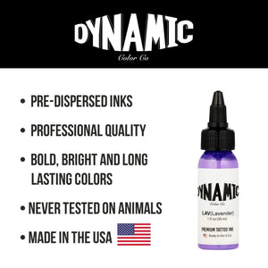 Dynamic Lavender Tattoo Ink - 1oz. Bottle - Ultimate Tattoo Supply