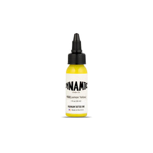 Dynamic Lemon Yellow Tattoo Ink - 1oz. Bottle - Ultimate Tattoo Supply