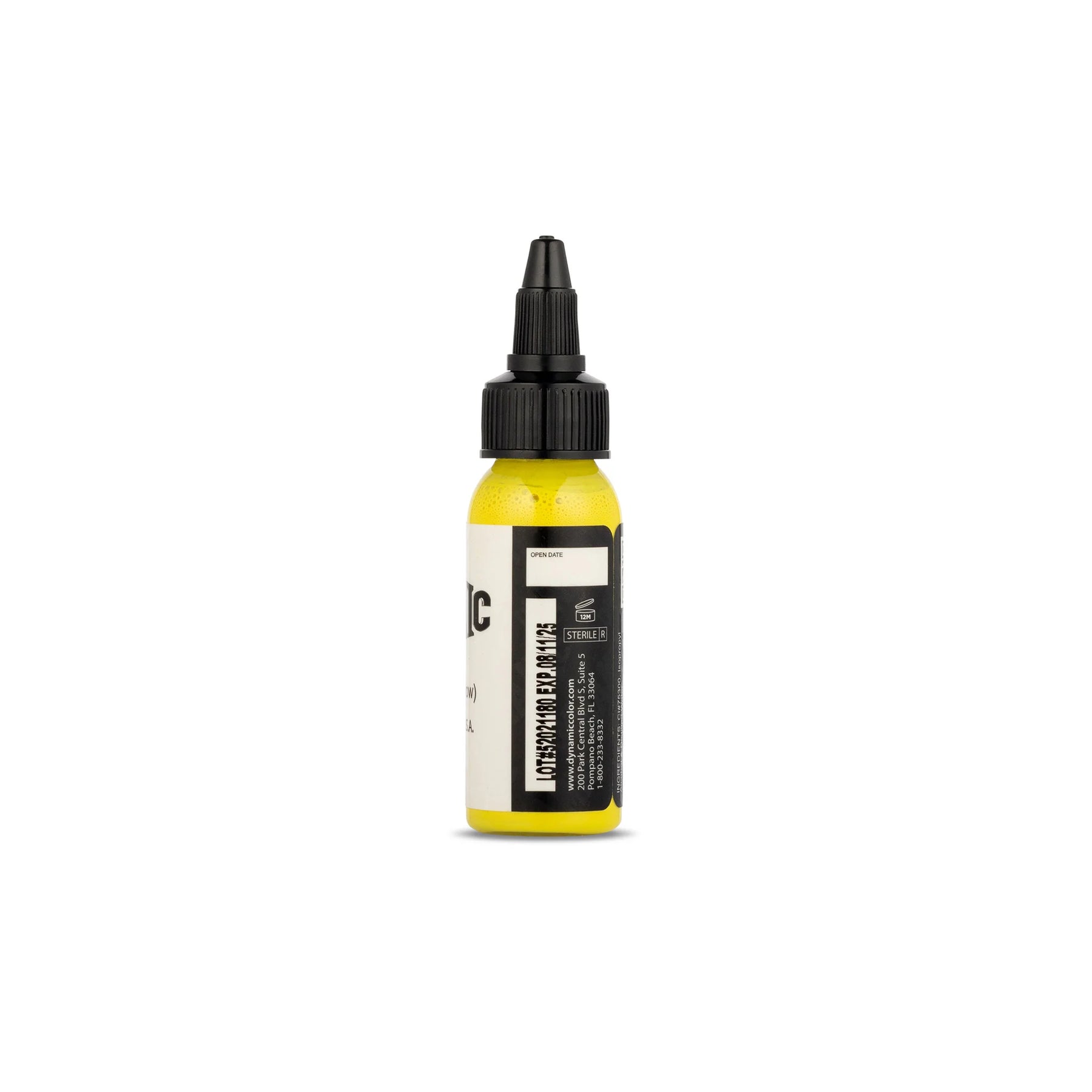 Dynamic Lemon Yellow Tattoo Ink - 1oz. Bottle - Ultimate Tattoo Supply