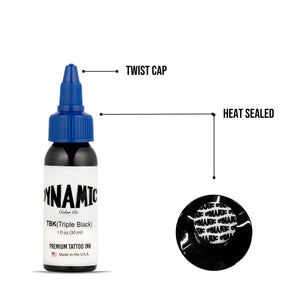 Dynamic Triple Black - Pick Size - Ultimate Tattoo Supply