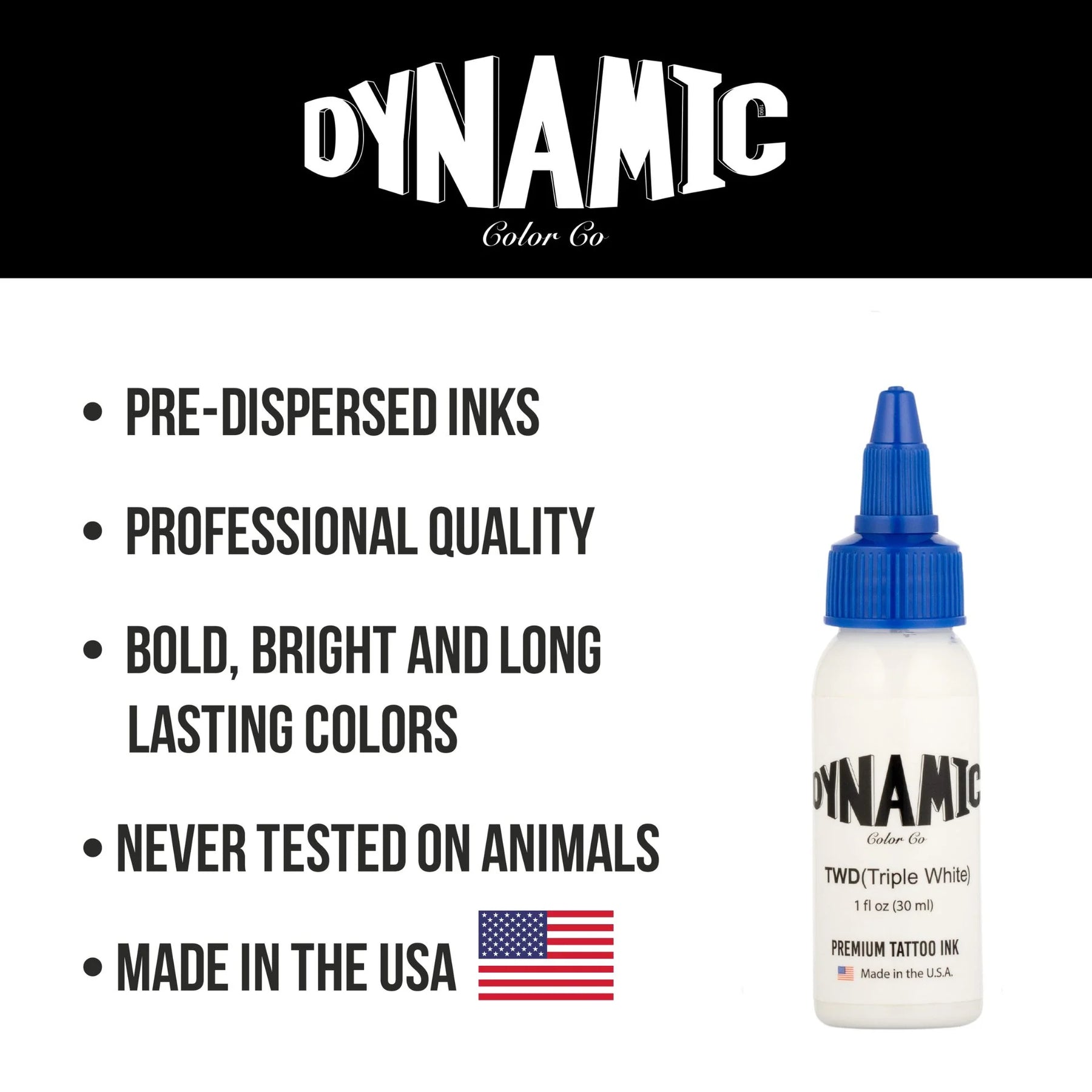 Dynamic Triple White - Pick Size - Ultimate Tattoo Supply