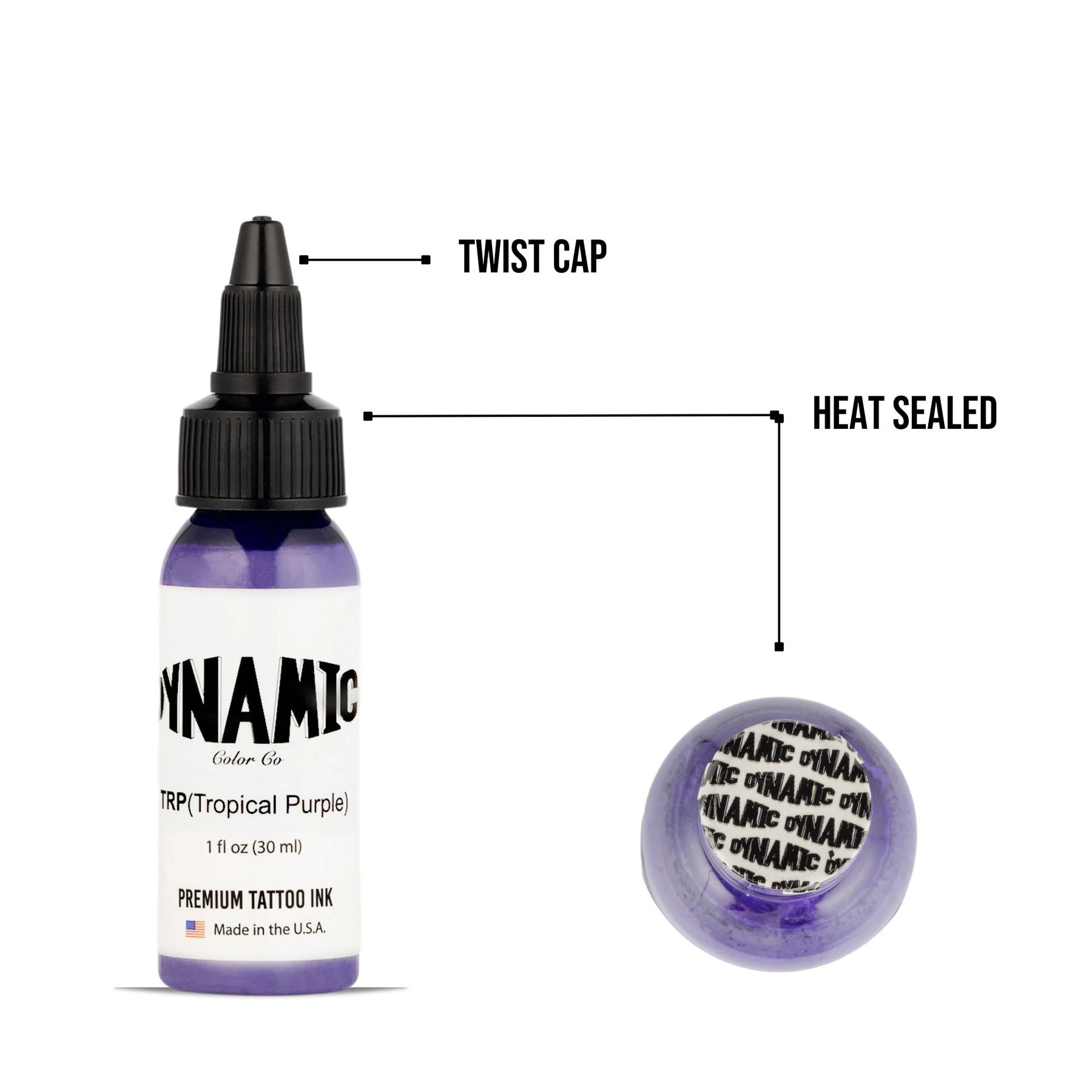 Dynamic Tropical Purple Tattoo Ink - 1oz. Bottle - Ultimate Tattoo Supply