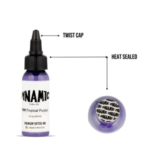 Dynamic Tropical Purple Tattoo Ink - 1oz. Bottle - Ultimate Tattoo Supply
