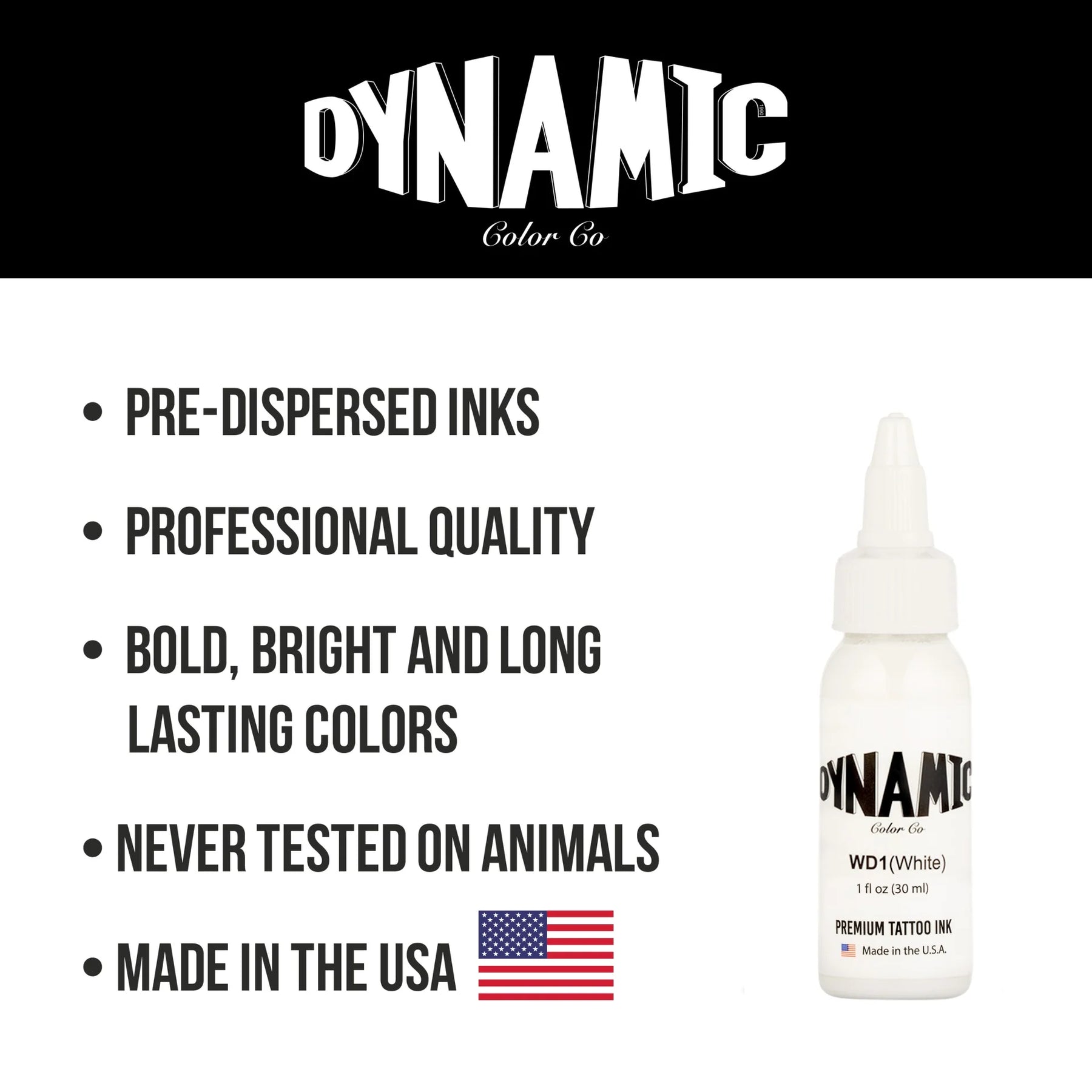 Dynamic White - Pick Size - Ultimate Tattoo Supply