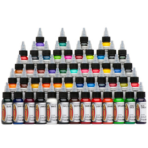 Full 50 Color Set - 4oz Bottles - Eternal Tattoo Ink - Painful Pleasures