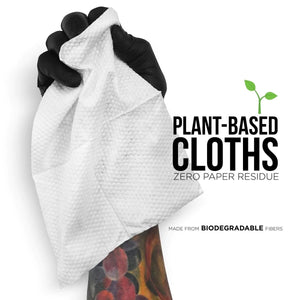 Wipe Outz Premium Dry White Tattoo Towels - Ultimate Tattoo Supply