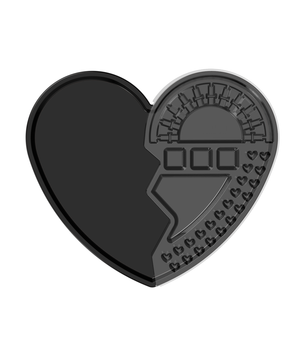 Ghost Disposable Tray Top - Price Per 20 Heart