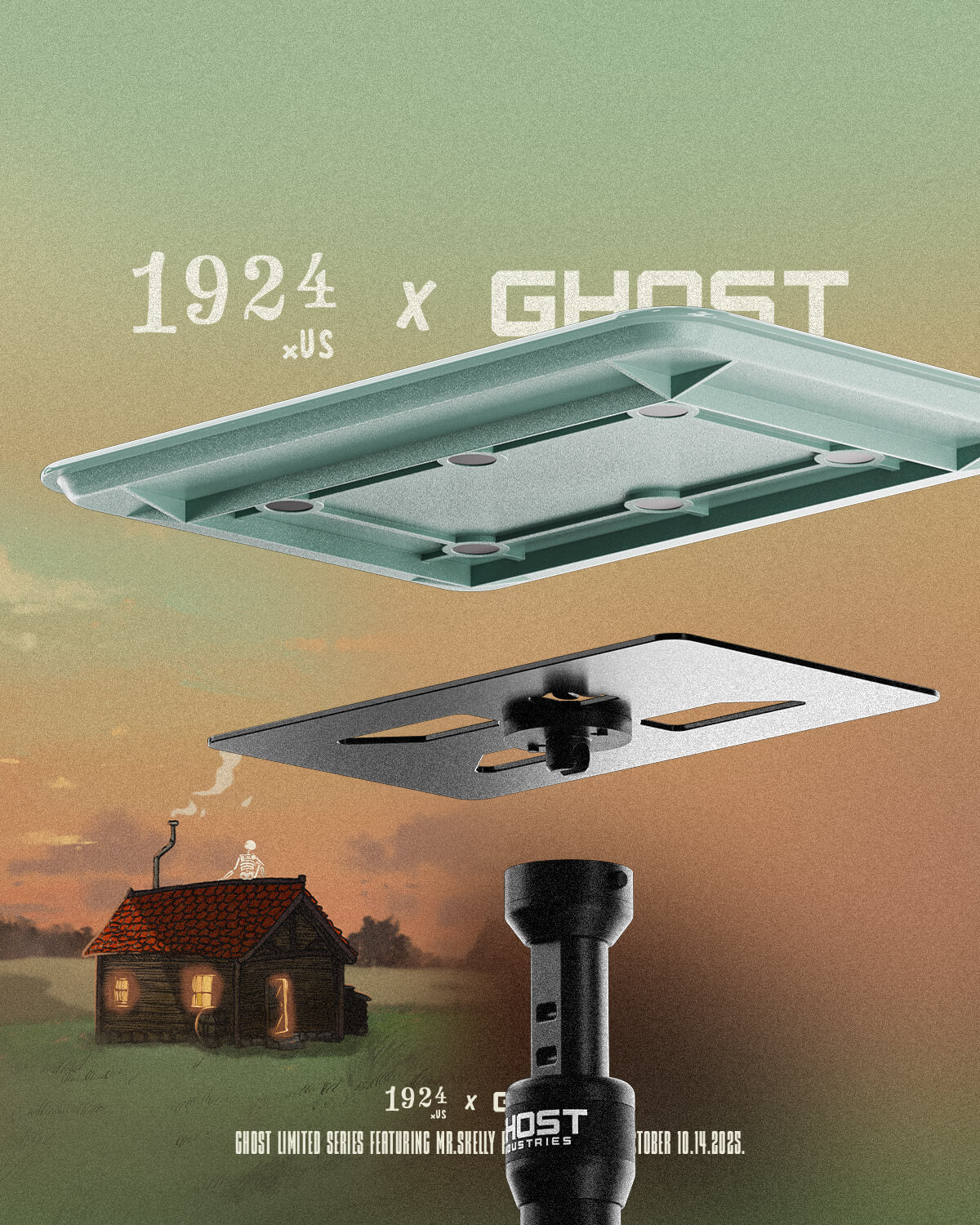 Ghost Tattoo Mr Skelly Tray (Tray Only) - Ultimate Tattoo Supply