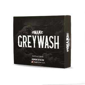 Dynamic Greywash Ink Set With Mixing Solution - Pick Size - Ultimate Tattoo Supply