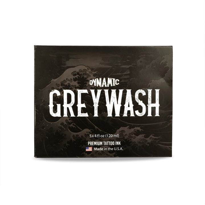 Dynamic Greywash Ink Set With Mixing Solution - Pick Size - Ultimate Tattoo Supply